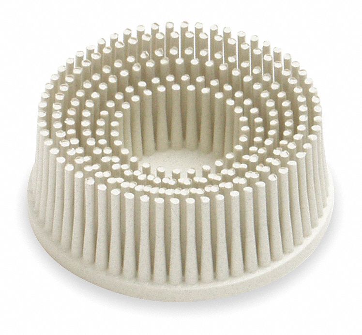 Tapered Bristle Disc, 2 In Dia, 120G