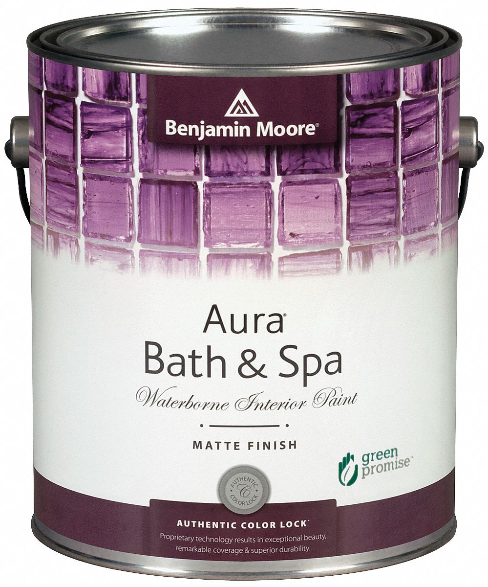 Interior Paint, Matte, 1 gal, Castleon Mist