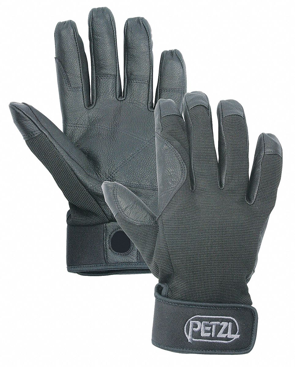 Rappelling Glove, L, Black, PR