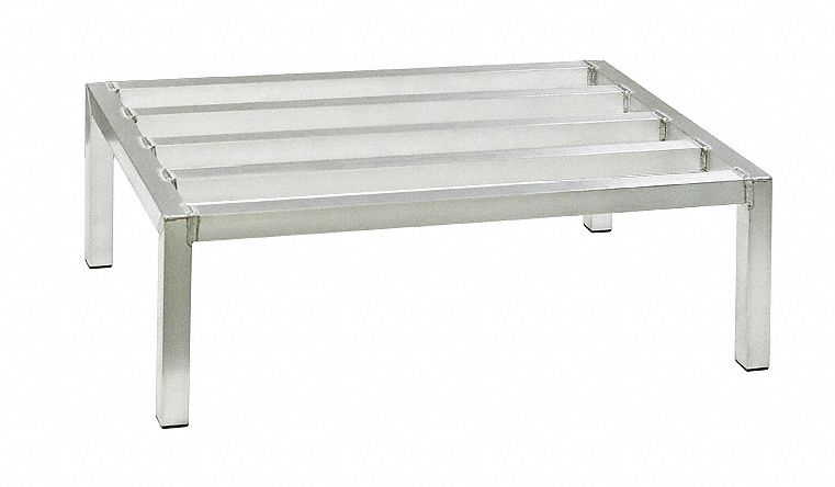 Dunnage Rack, 2000 lb., Aluminum, 36W x 20D