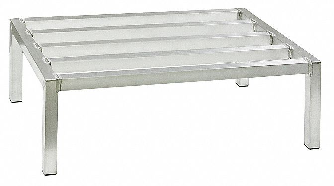 Dunnage Rack, 2000 lb., Aluminum, 48W x 24D