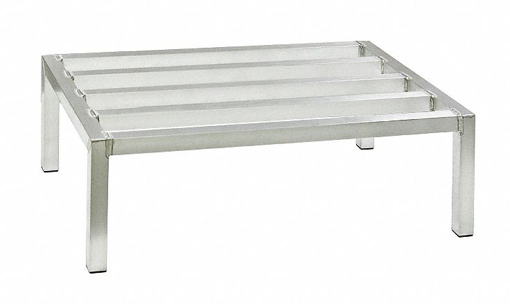 Dunnage Rack, 1500 lb., Aluminum, 60W x 24D