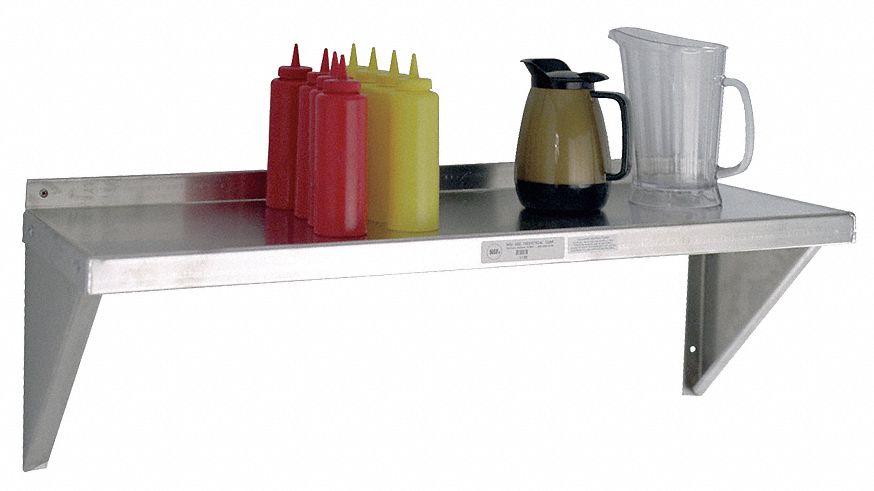 Wall Shelf, 13-1/2InH, 12InW, 12InD