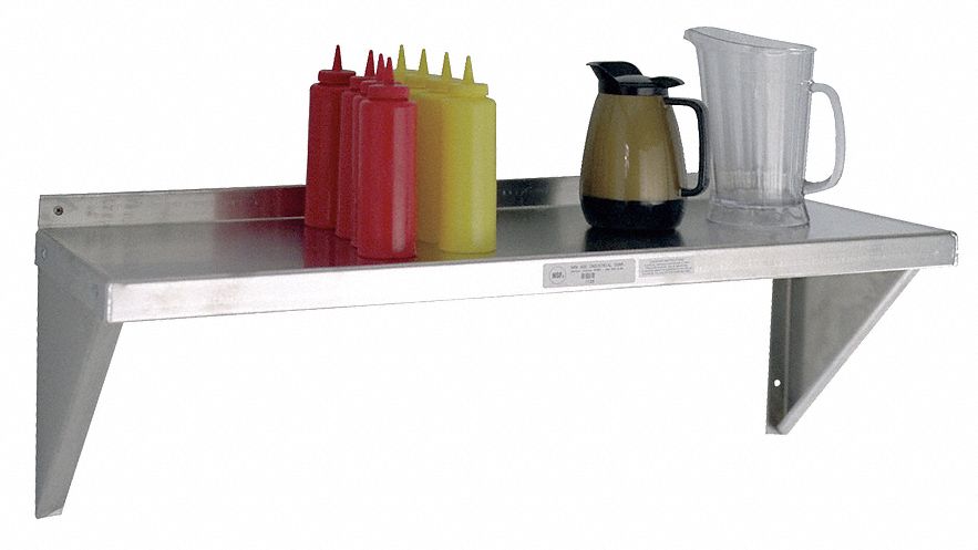 Wall Shelf, 13-1/2InH, 15InW, 15InD