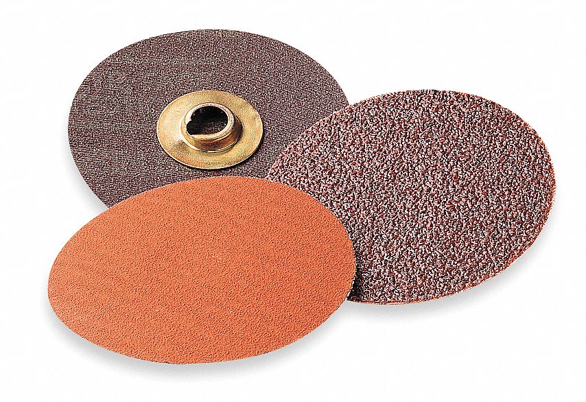 Locking Disc, AlO, 1in, 120 Grit, Fin, TR