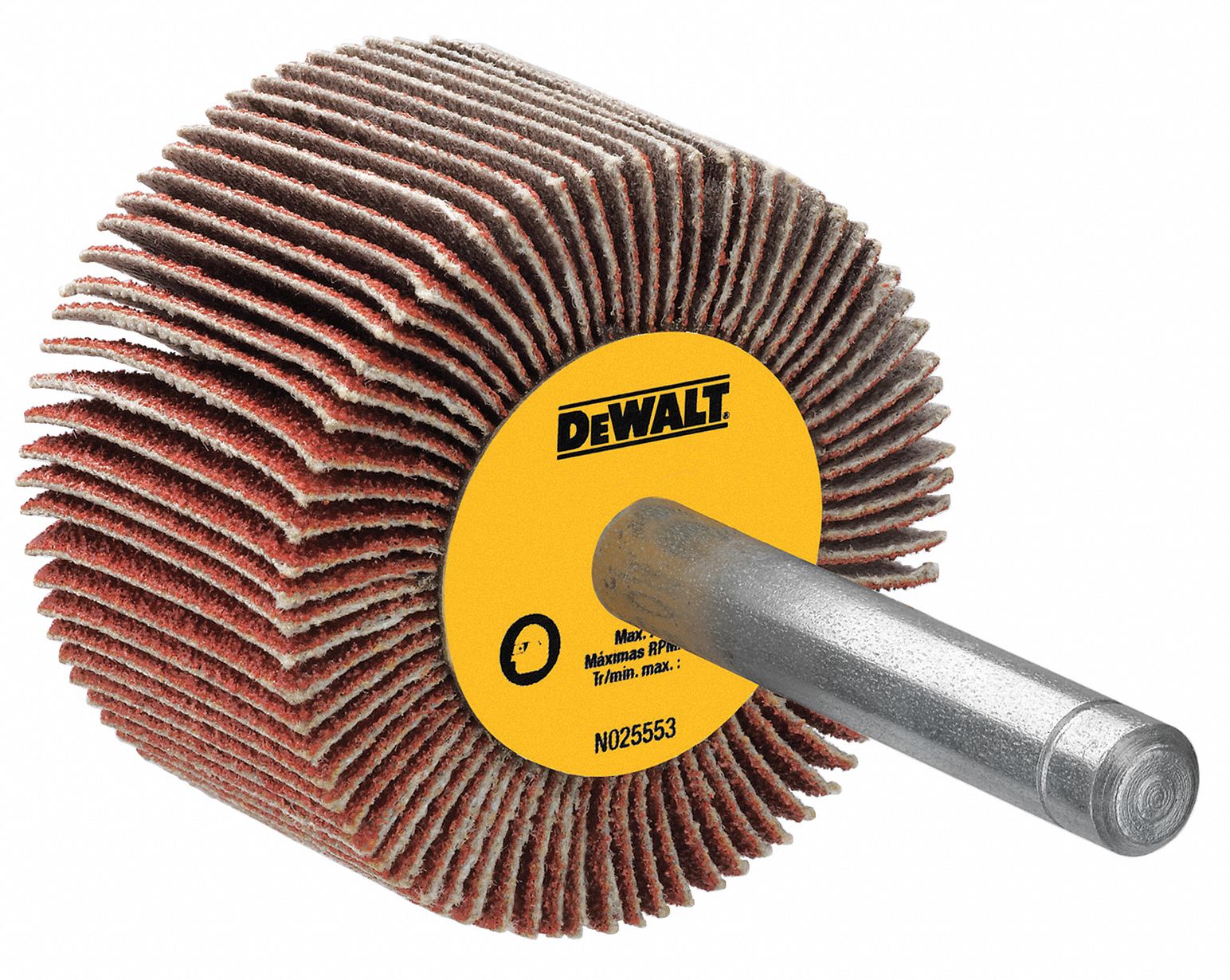 Flap Wheel, Interleaf, AO, 2x1x1/4 Shk, 100G