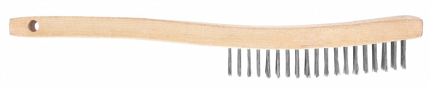Scratch Brush, Rows 3 x 14, Carbon Steel