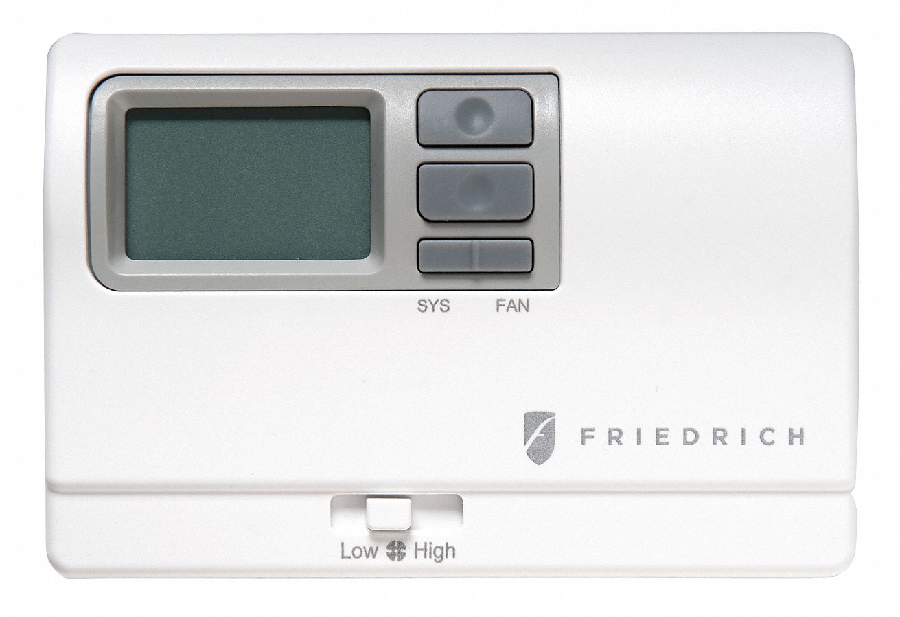 Wall Thermostat, 24VAC, 5-1/2 In. W