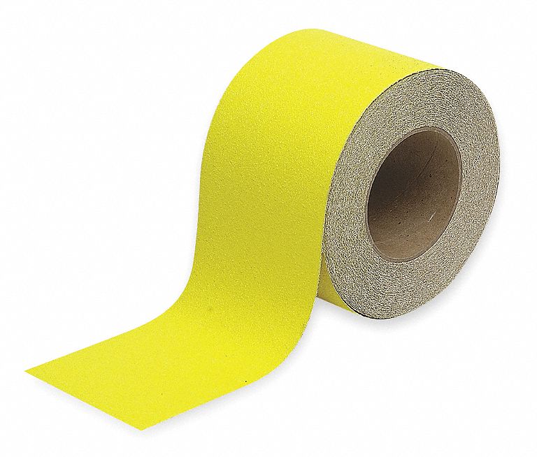 Antislip Tape, Yellow, 4 In x 60 ft.