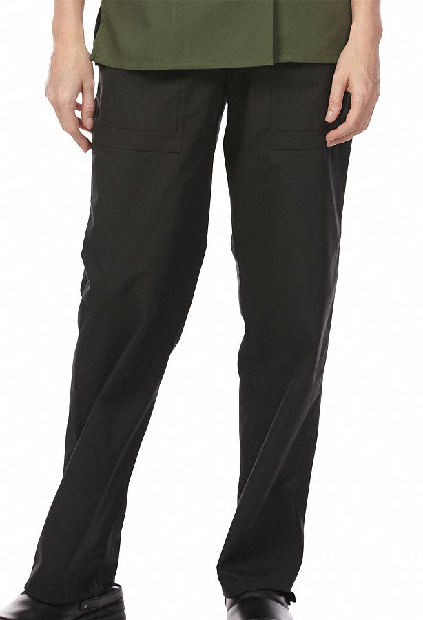 Unisex Scrub Pant, Black, Medium