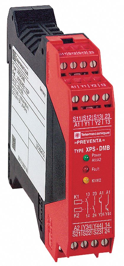 Safety Relay, 24VDC, 2.5A