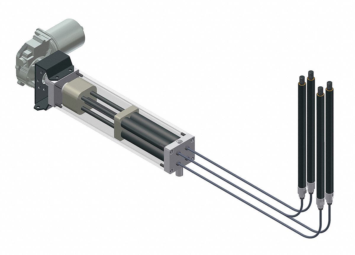 Hydraulic Actuation 6 in travel motor