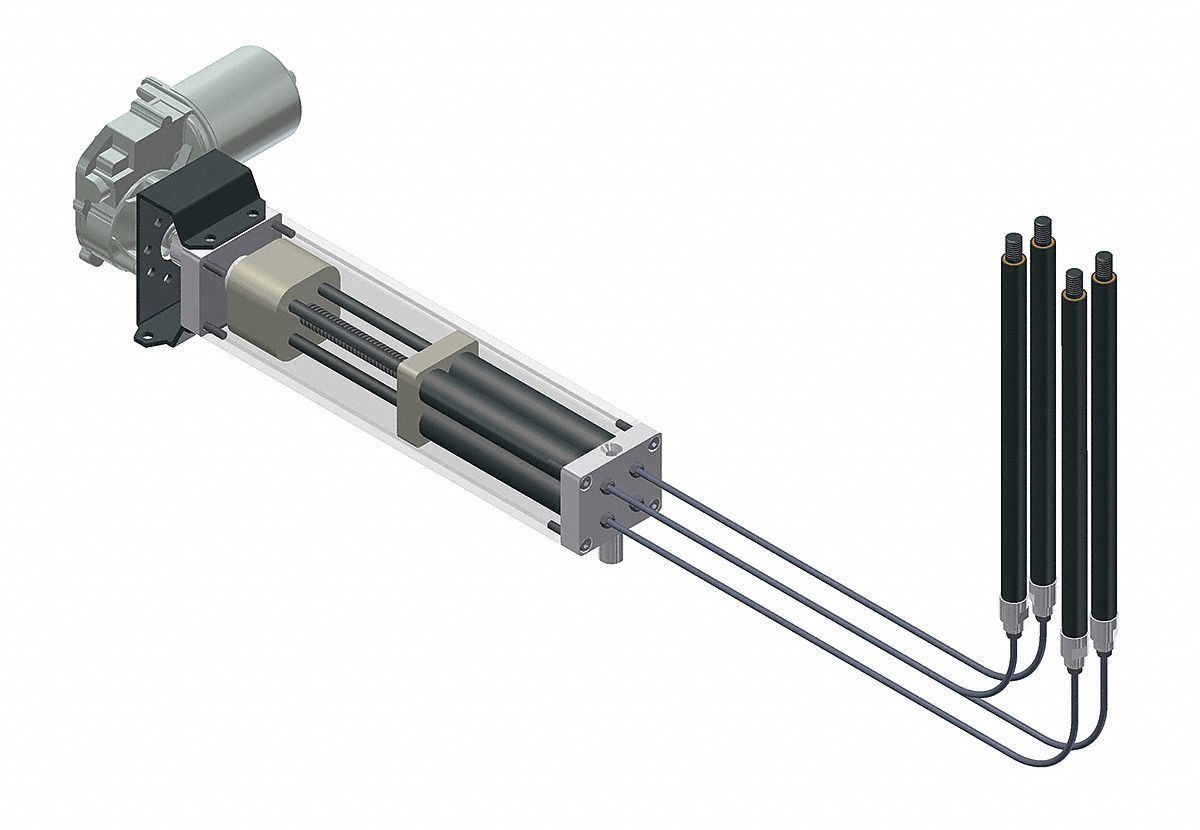 Hydraulic Actuation 16 in travel motor