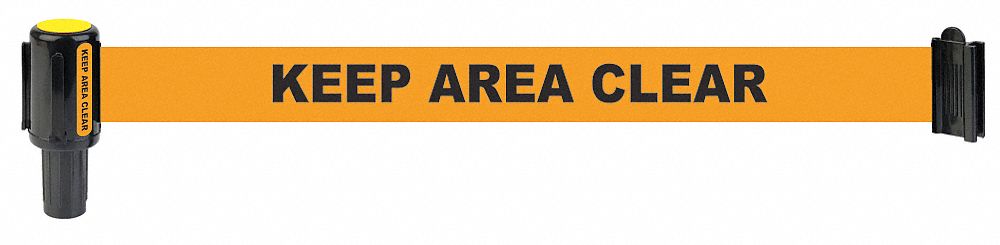 Or, Poly Fabric, Keep Area Clear, Banner