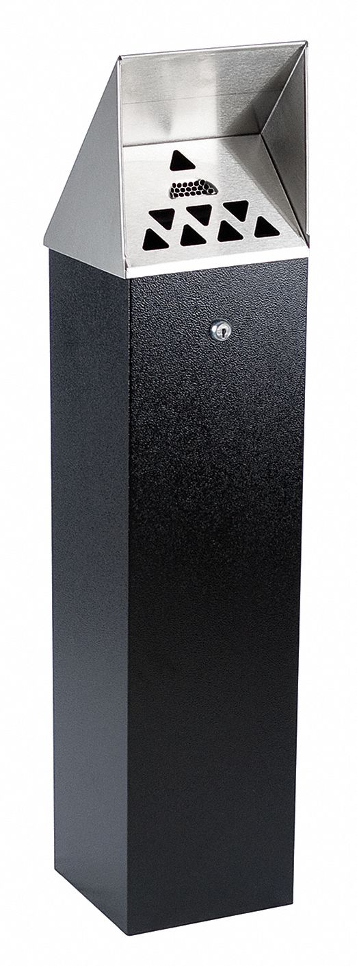 Smoking Station, Black, 35 In. H