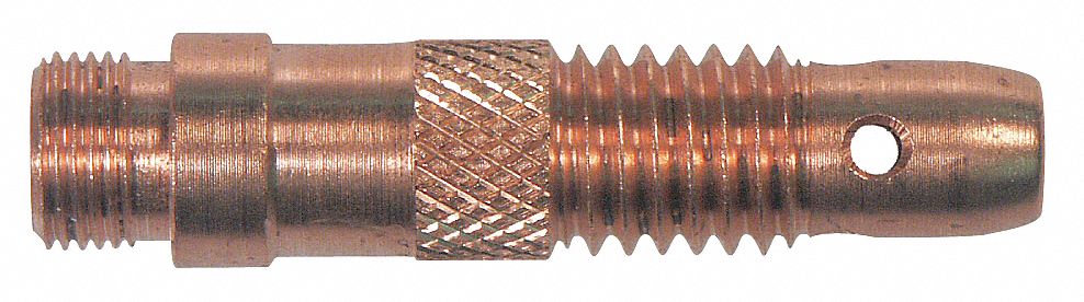 Collet Body, Copper, 1/8 In, Pk 5