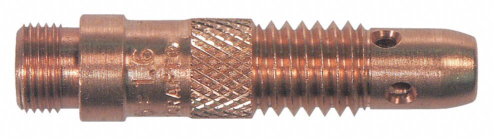 Collet Body, Copper, 1/16 In, Pk 5
