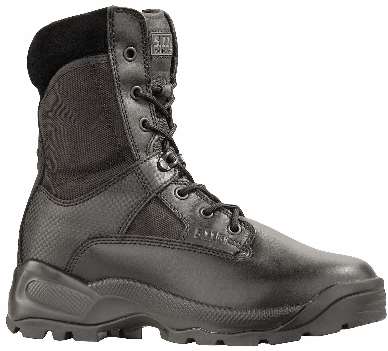 Tactical Boots, Pln, Mens, 11-1/2W, Blk, 1PR