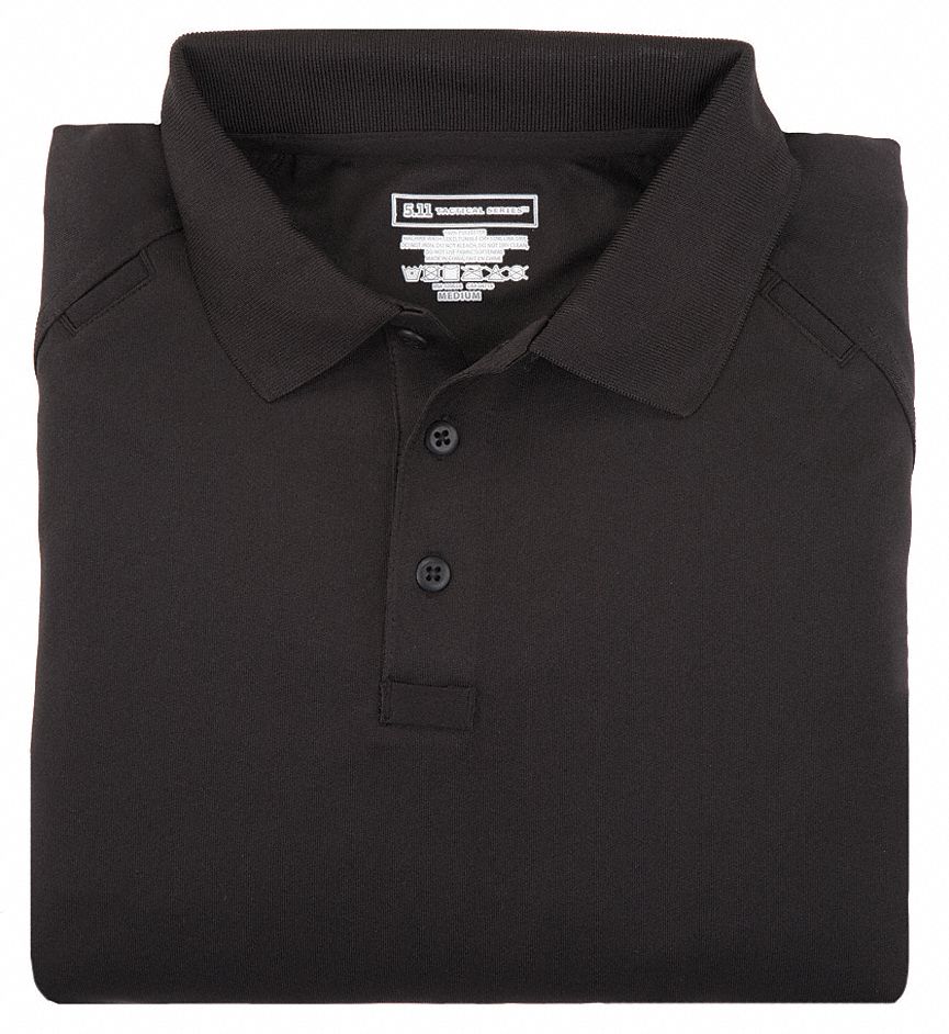 Performance Polo, SS, Black, 2XL