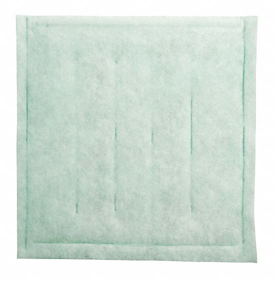 Paint Collector Filter Pad, 1 In. D, PK 20
