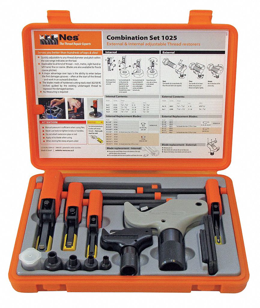 Int/Ext Thread Repair Kit, 6 Pcs
