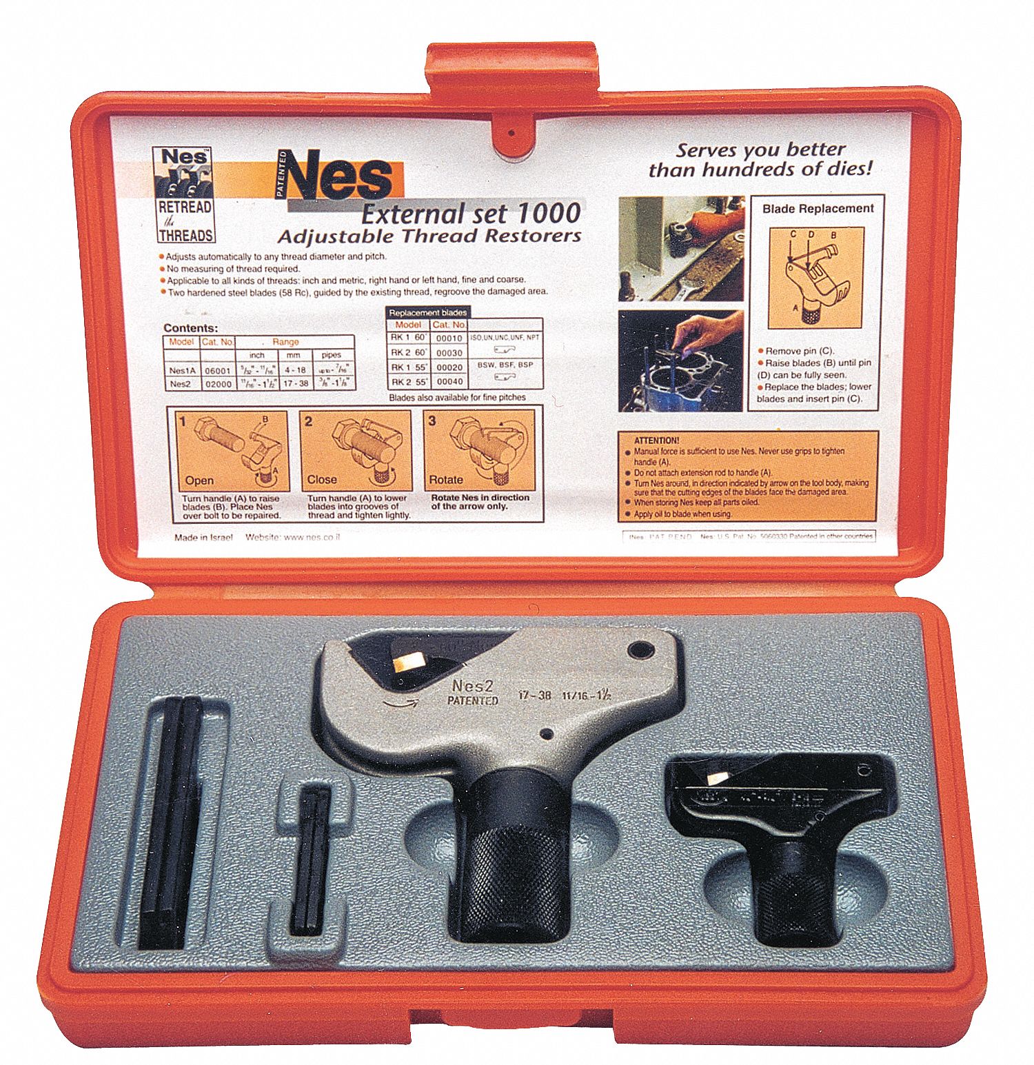 Ext Thread Repair Kit, 2 Pcs