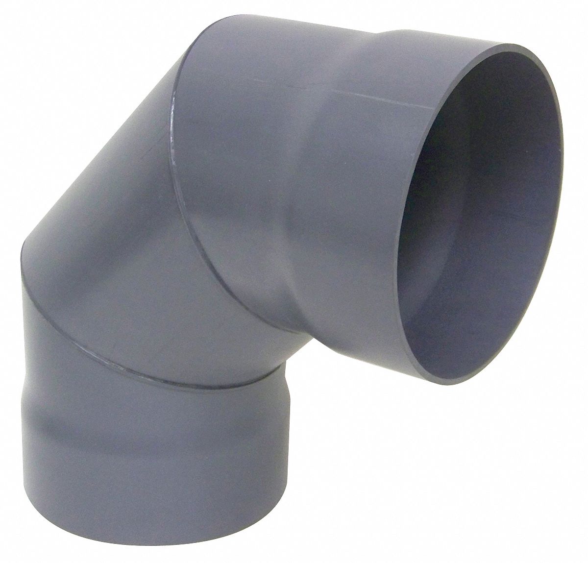 Elbow, PVC, 90 Degree, 1 Radius, 6 In.