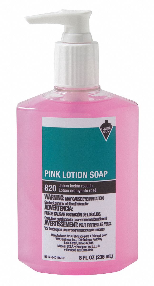 Lotion Hand Soap, Pink, Size 0.23L, Carton