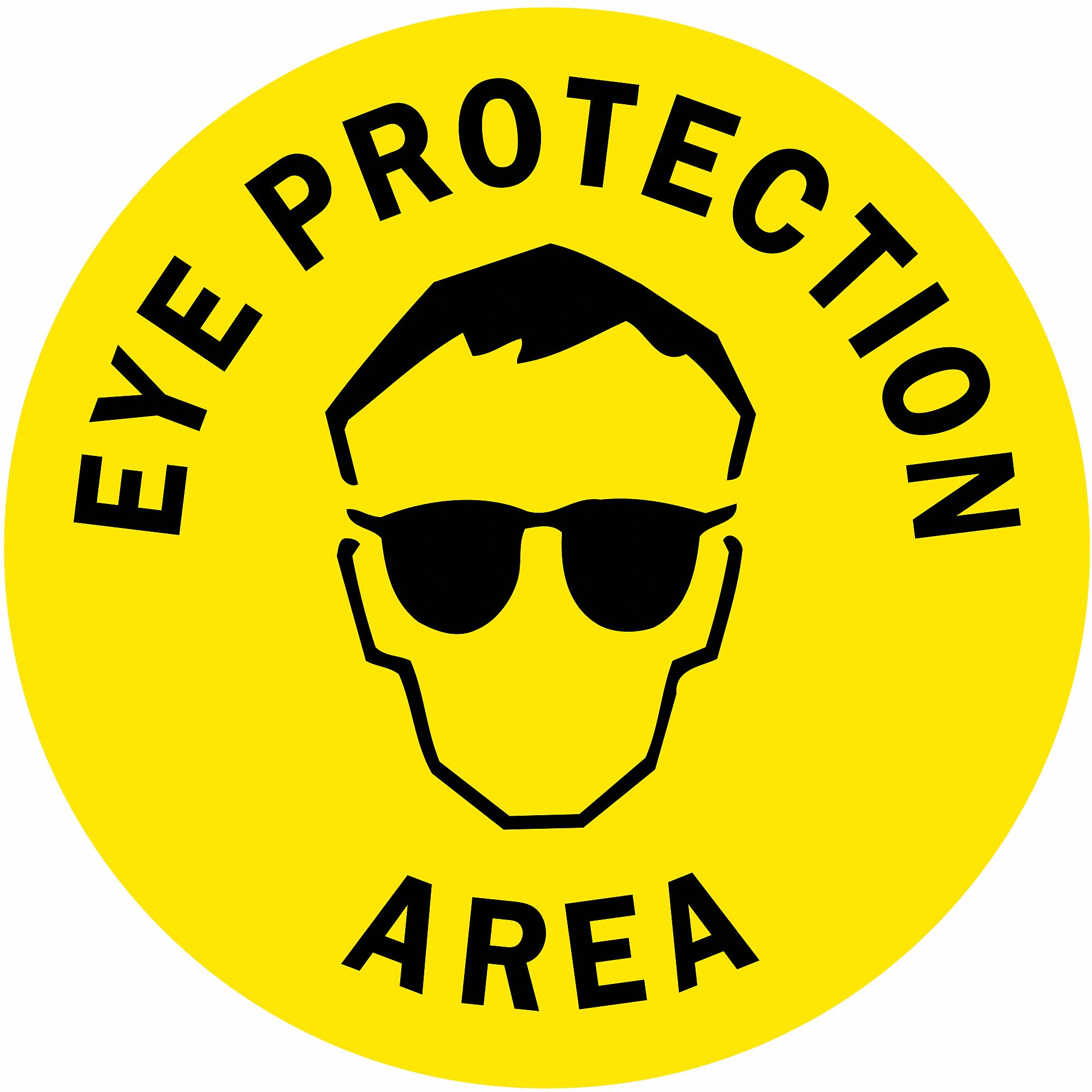 Caution Sign, 17 x 17In, BK/YEL, ENG, FL
