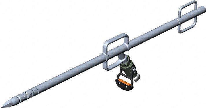 Piercing Fire Hose Nozzle, 1-1/2 In.