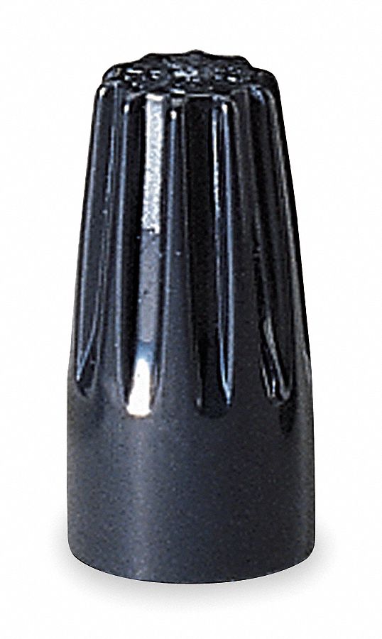 Wire Connector, 73B, Black, PK 100