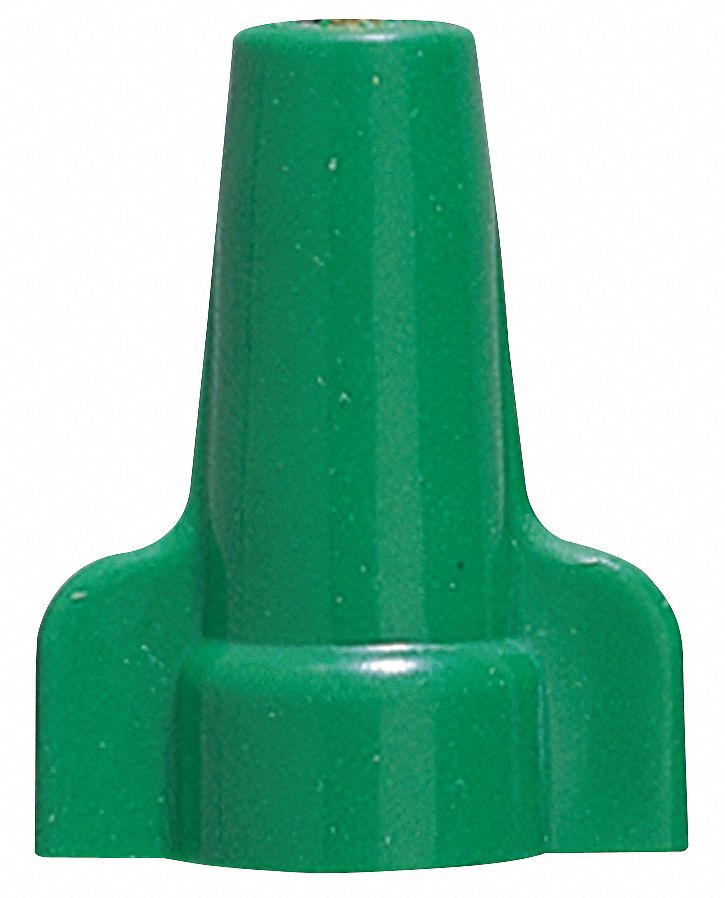 Wire Connector, Grounding, Green, PK 50