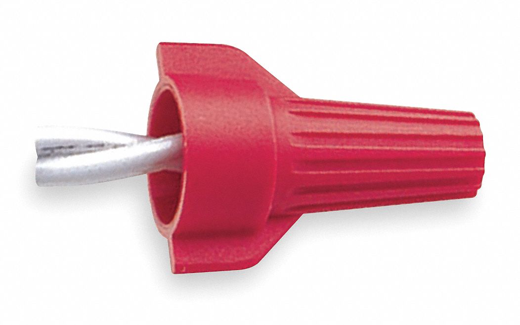 Wire Connector, Wingtwist, Red, PK 100