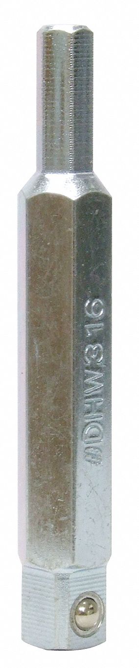 Dual Hex Wrench Adaptor, 3/16 & 5/16 In