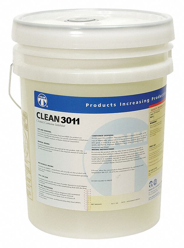 Cleaner, Size 5 gal., Pail, Strong Amine