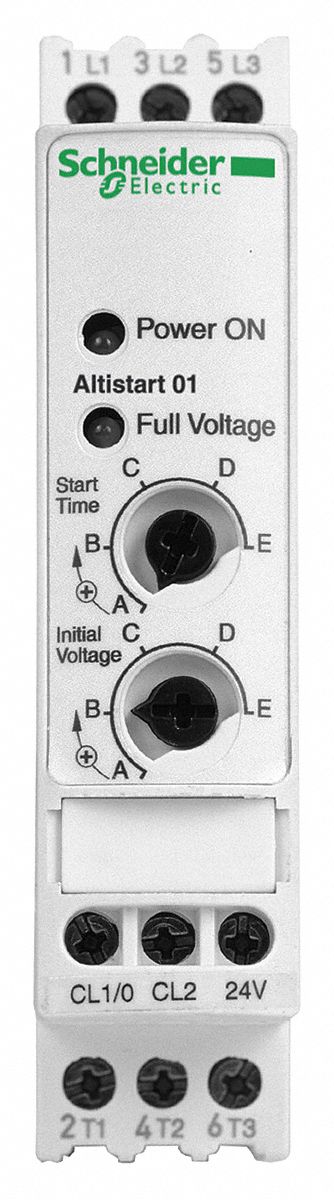 Soft Start, 110-460VAC, 3Amps, 1 or 3-Phase
