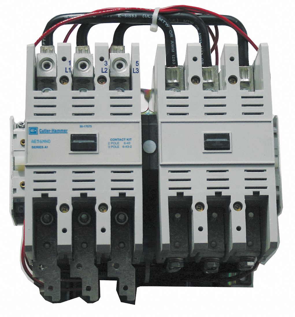 NEMA Contactor, 24VAC, 270A, Rev, 3P, Sz5