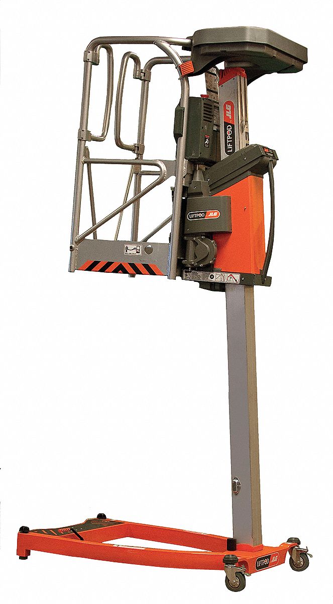 Prsnl Lift, Push-Around, 330 lb. Load Cap