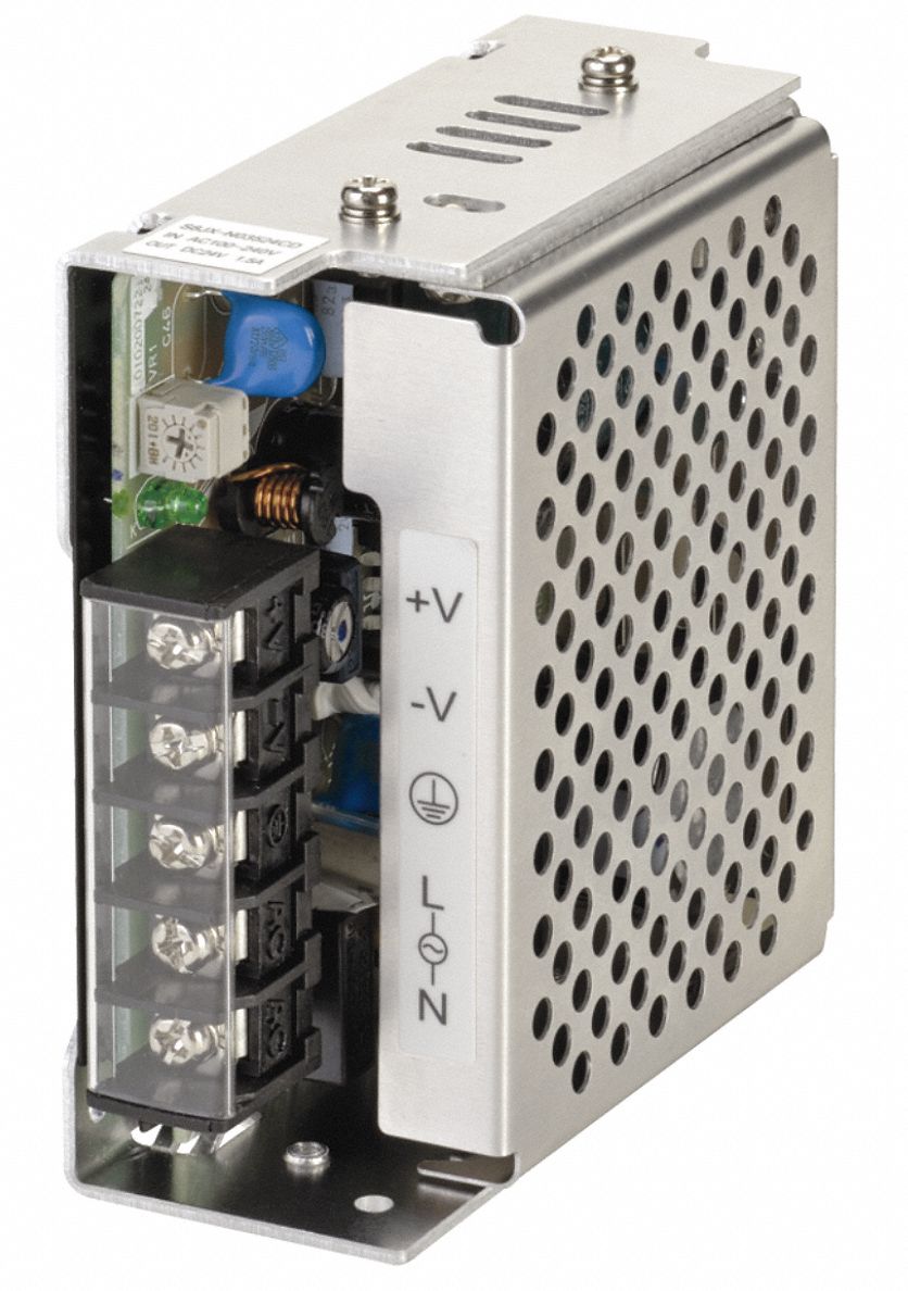 Power Supply, 15W, 24V, 0.65A, DIN, Covered