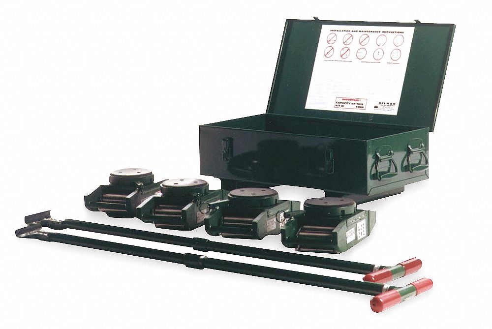 Equipment Roller Kit, 80, 000 lb., Swivel