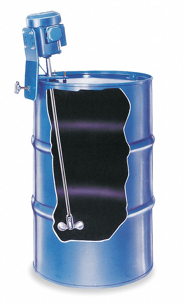 Mixer, Drum, 1/2 HP, 1725RPM, 1/2In Dia
