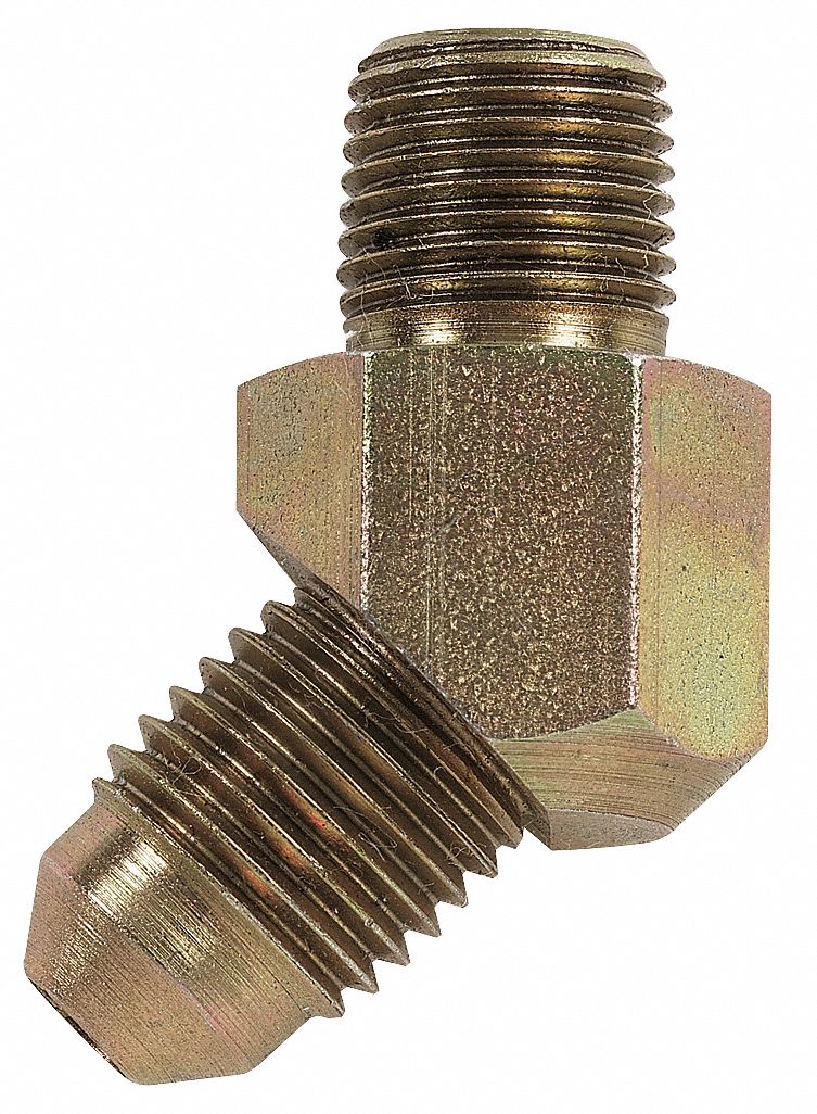 Adapter, MNPT to Male JIC, 45 Deg Elbow