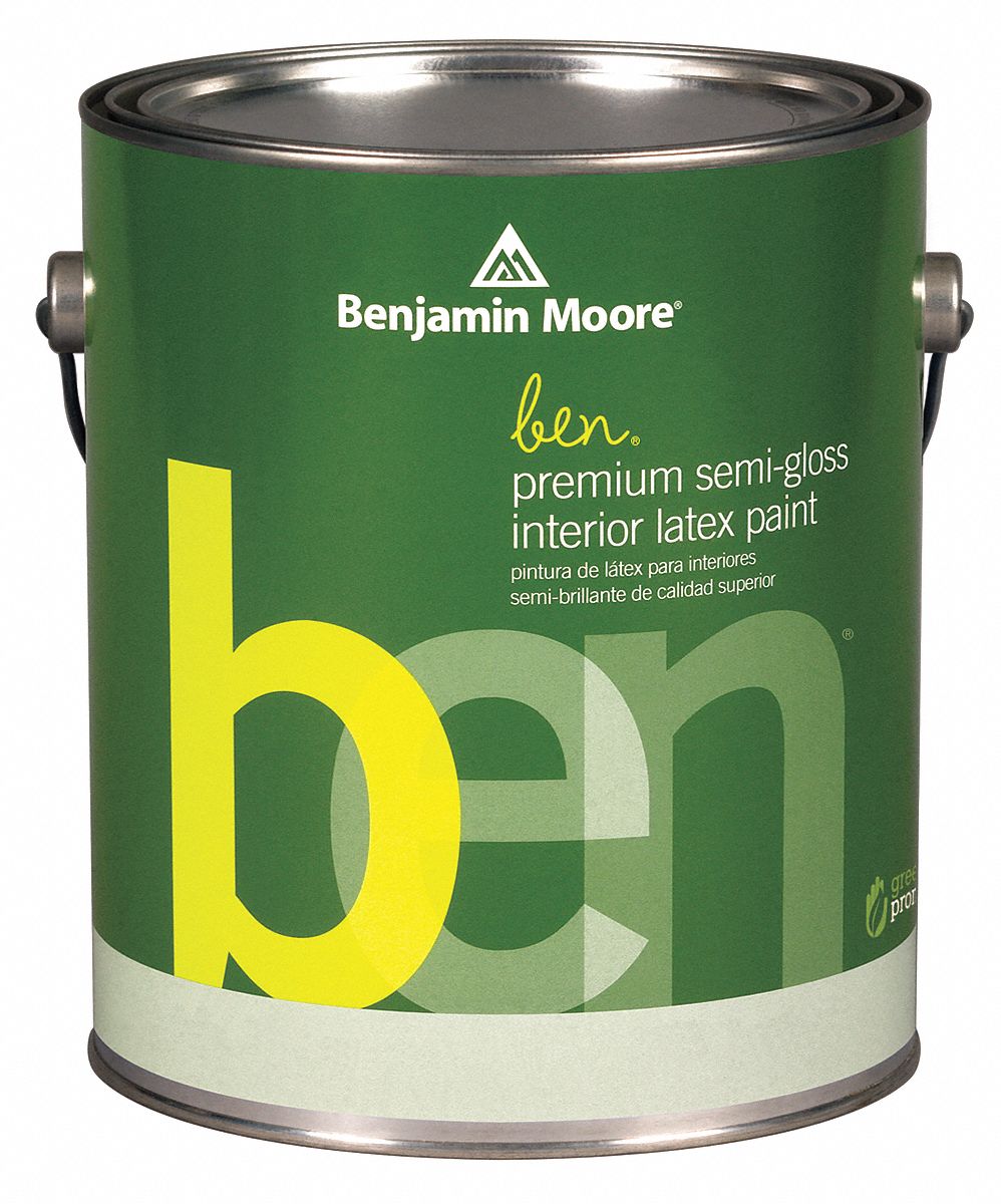 Interior Paint, Semi-Gloss, 1 gal, Brooklin