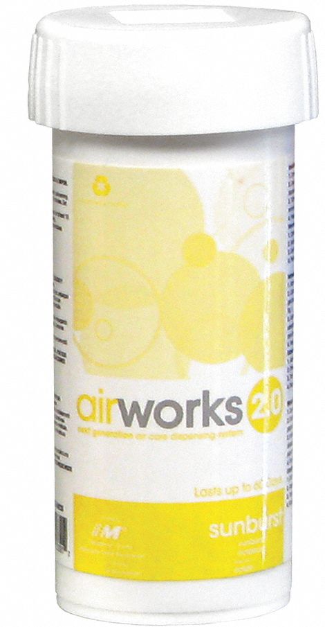 Air Freshener Refill, Sunburst, 6WJY8, PK 6