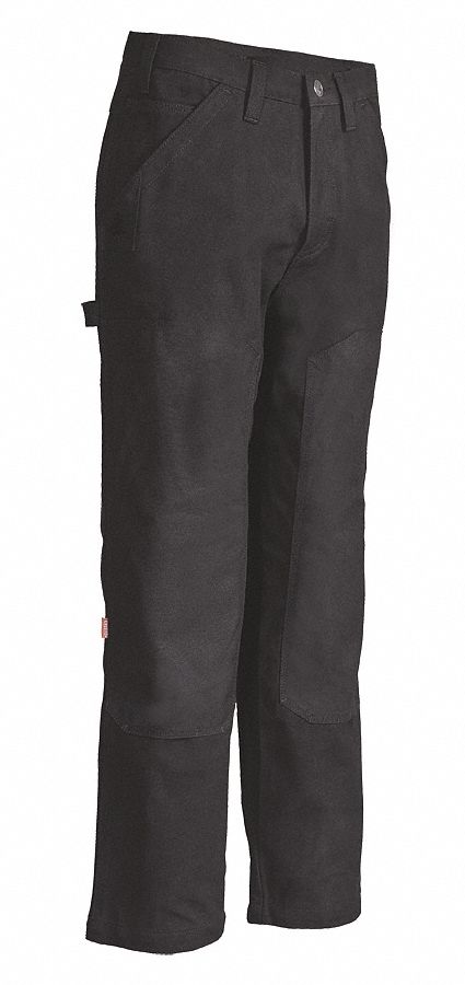 Carpenter  Work Pants, Black, Size38x34 In