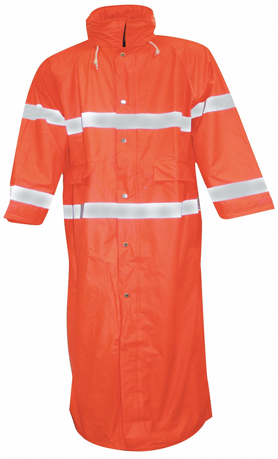 Rain Jacket, Fluorescent Orange, L