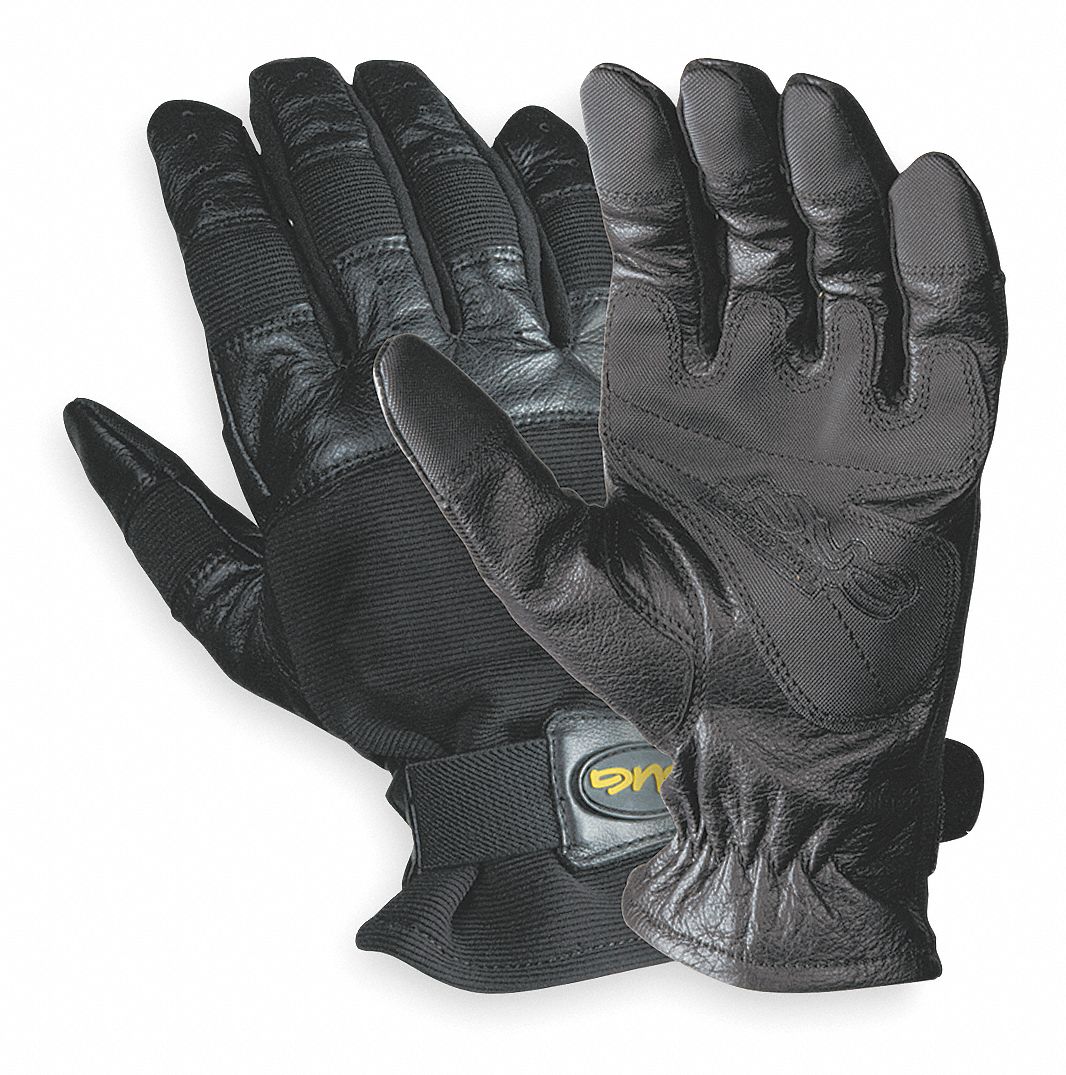 Mechanics Gloves, M, Grain Cowhide, PR