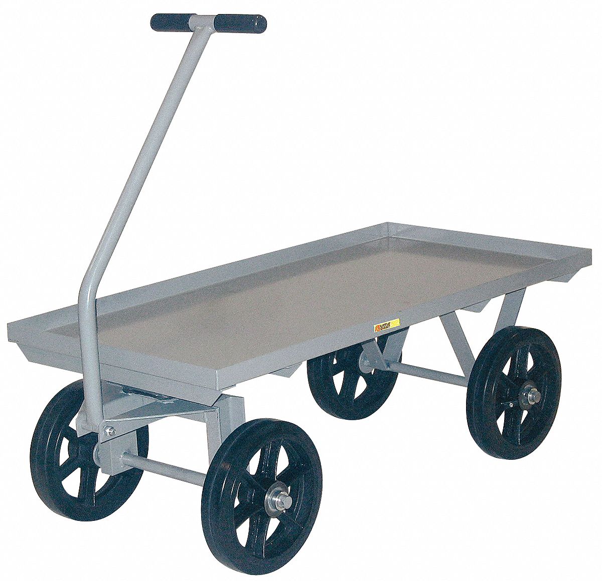 Wagon Truck With 5th Wheel, 74 In. L, Gray