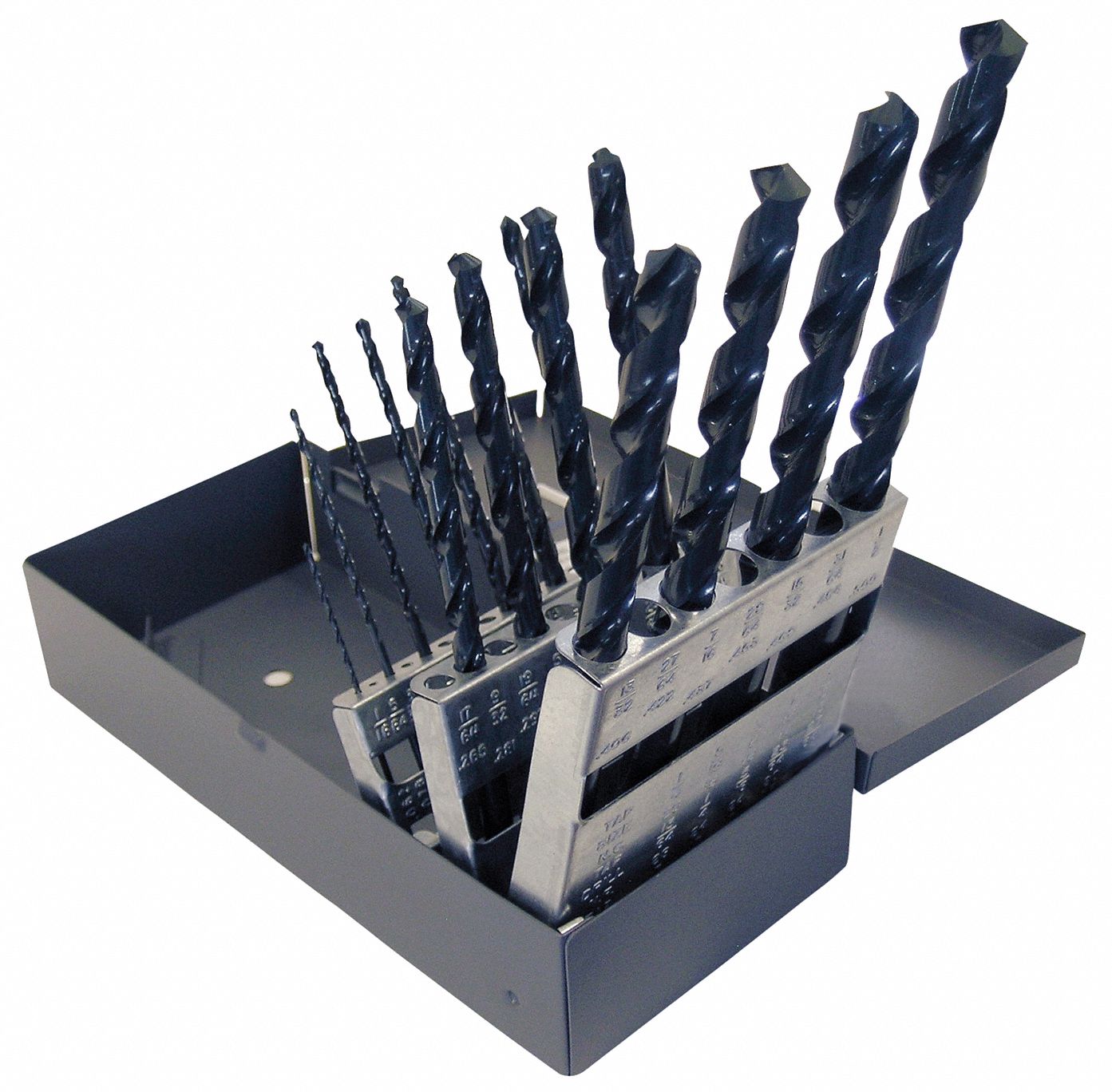 Taper Drill Bit Set, List# 120, 15 Pc