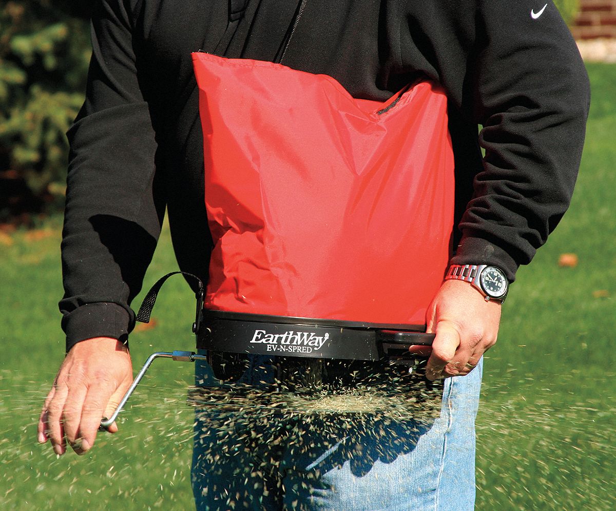 Handheld Broadcast Spreader, 25 lb, 1 Hole